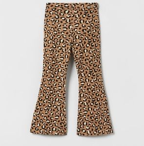 ZARA KIDS FLARED PANTS WITH ELASTIC WAISTBAND.